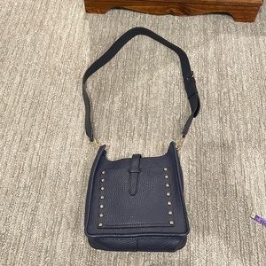 Rebecca Minkoff Navy Blue Small Feed Bag Crossbody